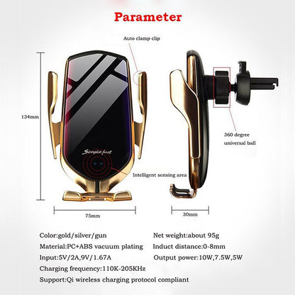 Wireless Car Phone Holder &amp; Charger.